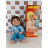 BIMBINO KINDERBABY KINDER BABY PUPAZZO STOFFA PEZZA BAMBOLA MASCHIO VINTAGE NEW