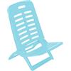 PROGARDEN - Spiaggina Playa in polipropilene blu chiaro - 39,5x56x61,5 cm