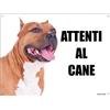 Lovelytiles PITBULL attenti al cane mod 3 TARGA cartello IN METALLO (20X30)