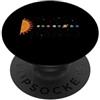 Solar System Astronomy Space Science Pla Sistema Solare Astronomia Galassia Spazio Pianeta Amante Educativo PopSockets PopGrip Adesivo