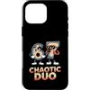 Funny Birthday Humor Lover Custodia per iPhone 16 Pro Max 67 Duo caotico divertente sessantasette compleanno