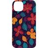 Floral Aesthetic Flower Botanical Gifts Custodia per iPhone 14 Plus Viola Scuro Fiori Carini Fiori Floreali