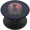 Belle Epoque Pet Portraits Levriero Italiano Art Nouveau Floreale Cane Mamma PopSockets PopGrip Adesivo