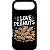 Peanut Lovers Appreciation Enthusiasts Custodia per iPhone Air Slogan divertente per gli appassionati di I Love Peanuts