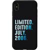 Limited Edition July 2006 Legendary Year Custodia per iPhone XS Max Luglio 2006 Anno 2006 Retro 2006 Vintage Edizione Limitata