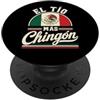 El Tio Más Chingón Funny Mexican Flag Mé Fiesta Squad Family Matchin Couple Cinco de Mayo Mexican PopSockets PopGrip Adesivo