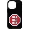 Molecular Biologist Genetics Science Hum Custodia per iPhone 13 Pro Detto divertente UAA UAG UGA Stop Codon Biology