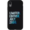 Limited Edition July 2006 Legendary Year Custodia per iPhone XR Luglio 2006 Anno 2006 Retro 2006 Vintage Edizione Limitata