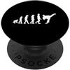 Funny Taekwondo Instructor 'Evolution of Design divertente con evoluzione taekwondo, per principianti di Taekwondo PopSockets PopGrip Adesivo
