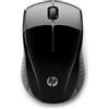HP 220 Mouse Wireless, Tecnologia LED Blu, Sensore Ottico da 1300 DPI, 3 Pulsanti e Rotella di Scorrimento Integrata, Impugnature Pratiche e Funzionali, Ricevitore Nano Incluso, Design Moderno, Nero