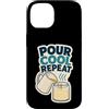 Jimbeels Custodia per iPhone 14 Pour Cool Repeat Candele