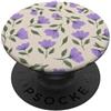 Floral Aesthetic Flower Botanical Gifts Fiori viola lilla modello fiori da giardino floreale PopSockets PopGrip Adesivo