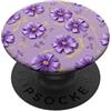 Floral Aesthetic Flower Botanical Gifts Fiocco Viola Fiori Coquette Floreale PopSockets PopGrip Adesivo