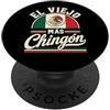 El Viejo Más Chingón Funny Mexican Flag Fiesta Squad Family Matchin Couple Cinco de Mayo Mexican PopSockets PopGrip Adesivo