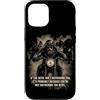 Motorcycle Gospel & Christian Faith Ride Custodia per iPhone 12/12 Pro If The Devil Isn't Bothering You... Men Christian Motorcycle