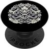 Japanese mythology oni mask demon snake Hannya Maschera Serpente Katana Giapponese Oni Demone Art PopSockets PopGrip Adesivo