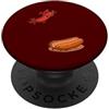 Funny Wiener Food Humor Funny Wiener Food Designs 4 luglio PopSockets PopGrip Adesivo