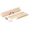 Set scrittura in legno personalizzabile Kael personalizzate o neutre