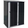 Easycomfort Casetta Porta Attrezzi Capanno in Acciaio Impermeabile 142x84x189cm