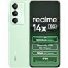 realme 14x 5G Smartphone 8+256GB, Verde Peridoto, Schermo 6.67 pollici, Refresco a 120Hz, Batteria 5000mAh, Fotocamera AI da 50MP, MediaTek Dimensity 6300, Protezione ArmorShell, IP64