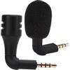 Akozon Mini Microfono Omnidirezionale Jack da 3,5 Mm Radio Surround a 360° Microfono Audio Portatile per Smartphone Microfono Portatile Piccolo per Smartphone