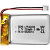 EEMB 3.7V 250mAh 502030 Lipo ricaricabile batteria ionica con JST Connector-Assicurarsi che la polarità del dispositivo corrisponda alla batteria prima dell'acquisto !!!(Polarità Inversa)