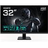Gigabyte GS32QA Monitor Gaming 32" QHD - 2560 x 1440, 180Hz, 1ms, 300 cd/m², FreeSync Premium, HDR Ready, HDMI 2.0, DisplayPort 1.4