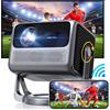 Ultimea Proiettore ULTIMEA Nova C40 con decodifica 4K e Android TV 11.0 proiettore 1000:1, Dolby Audio, 600 ANSI, HDR10&HLG, con design cardanico a 90° senza supporto