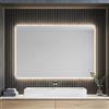 Kiamami Valentina Specchiera con illuminazione perimetrale a led 100x70 cm