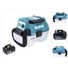 Makita Aspiratore a batteria Makita DVC 750 LG1 LXT 18 V 67 mbar 7,5 l senza spazzole + 1x batteria ricaricabile 6,0 Ah - senza caricabatterie