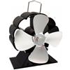 HS Flamingo Ventilatore per caminetto HS Flamingo 4 pale mini argento