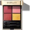 Guerlain Ombres G Red Orchid, ombretto in polvere, rosso, Red Vanda, 4 tonalità, effetto metallico, satinato, 6 g