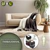 sinnlein coperta elettrica sinnlein® con spegnimento automatico 180x130cm marrone chiaro | coperta elettrica riscaldata con 9 impostazioni di temperatura | coperta coccolosa lavabile per letto, divano | coperta elettrica con timer display digitale