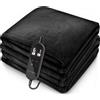 sinnlein® coperta riscaldante in peluche 160 x 120 cm nero | coperta riscaldante elettrica con spegnimento automatico | coperta accogliente | funzione timer | 9 impostazioni di temperatura | lavabile fino a 40°C | display digitale