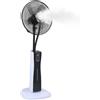 Jopassy Ventilatore da pavimento da 75 Watt, timer da 7,5 ore, 3 velocità, ventilatore da terra, generatore di vento con telecomando