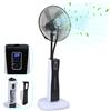 Jopassy Ventilatore da pavimento da 75 Watt, 3 velocità, ventilatore da terra, generatore di vento, timer da 7,5 ore con telecomando