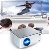 Zelurxx Proiettore portatile ZELURXX, 1080P, duplicazione wireless dello schermo del cellulare, configurazione multiporta, ideale per home cinema e feste, 21,5 x 18 x 8,8 cm, bianco