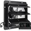 VEVOR Ventilatore di scarico VEVOR, 254 mm, regolatore temperatura-umidità, motore EC, 843 CFM, ventilatore a parete con controllo della velocità per montaggio a parete, ventilazione e raffreddamento per serre, garage, capannoni