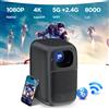 HDeye Mini proiettore intelligente della batteria 10400 mAH LED 1080P nero V1