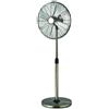 ACA Müller/ADAG Pharma AG, Deutschland Ventilatore da terra ACA con luce, metallo, nichel, 45 cm, 60 W CA, FANSMPS50