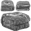 Steinborg cosy blanket coperta elettrica riscaldata con spegnimento automatico 180 x 130 cm timer 9 impostazioni di temperatura timer telecomando lavabile a 30° coperta riscaldata coperta riscaldata elettrica riscaldabile