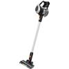 Nedis Aspirapolvere a bastone | 130 W| 25,9 VCA | Spazzola Motorizzata con Illuminazione Integrata | 10000Pa| Filtro dell'aria HEPA | Nero/Arancio