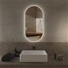 Kiamami Valentina Specchio ovale 40x80 reversibile retroilluminato