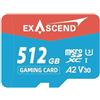 Exascend Scheda di memoria ExAscend Gaming UHS-I Micro da 512 GB