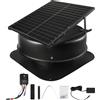 StarTech Ventilatore da tetto a energia solare 50W - Ventilatore con termostato e telecomando - Tecnologia solare