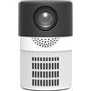 ZELURXX Mini proiettore con Wi-Fi 5G, portatile, supporto Full HD, trasferimento dati veloce, basso ritardo, AV/HDMI/USB, bianco e nero