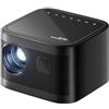 Zelurxx Proiettore ZELURXX Full HD 1080p con immagine da 200 pollici, 180 ANSI lumen, Bluetooth, messa a fuoco automatica, Wi-Fi, altoparlanti - Proiettore home cinema, nero