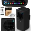 Climative Condizionatore Portatile Climative FUN 3,3 kW con WiFi (Smart Life, Tuya), 3 in 1 - Raffreddamento, Ventilazione, Deumidificazione, fino a 35 m², Guar