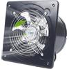 OEM Ventilatore industriale assiale, dimensione 200 mm, potenza 80 W, velocità 2800 giri/min, nero