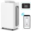 Aopunly Deumidificatore Aopunly 26L/giorno con WIFI e app per asciugare l'aria, 20m²-25m², con deumidificatore a serbatoio d'acqua, deumidificatore con timer 24H, deumidificatore